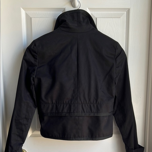 Karl Lagerfeld Black Double-Breasted Women's Cropped Blazer/Jacket size 6 - Picture 4 of 6